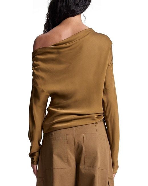 A.L.C. Brown Piper Top