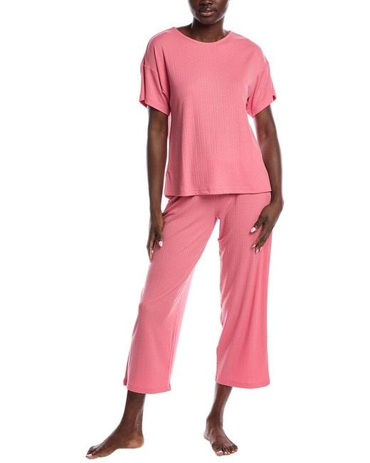 Natori Pink 2Pc Soothe Pajama Set