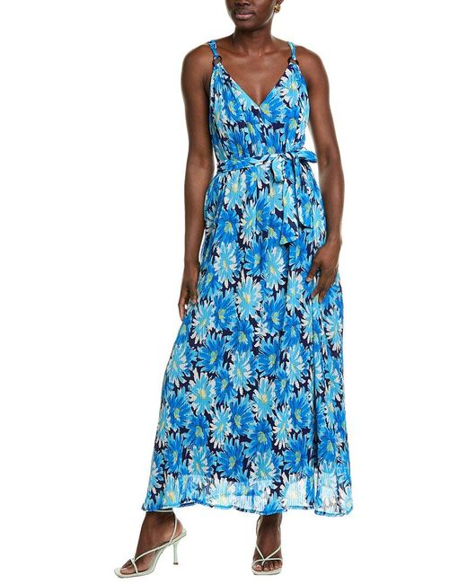 Maggy London Blue Maxi Dress