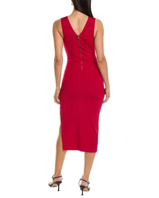 Ted Baker Red Bodycon Midi Dress