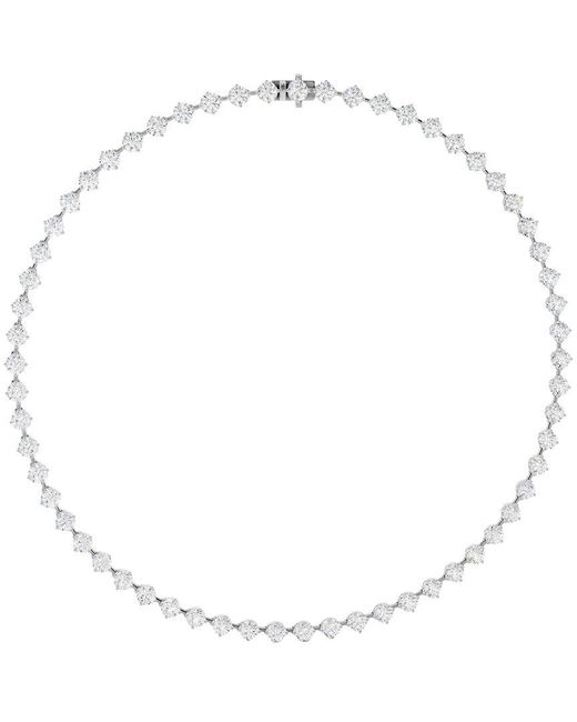 Sabrina Designs Lab Grown Diamonds White 14K 20.91 Ct. Tw. Lab-Grown Diamond Tennis Necklace