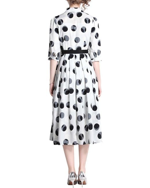 DZA White Midi Dress