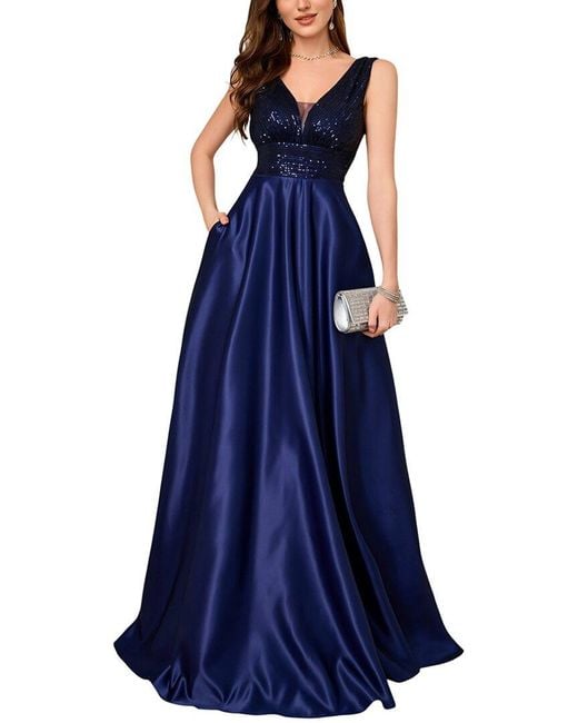 Kayla Paris Blue Maxi Dress
