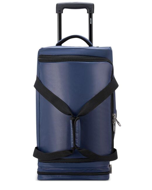Delsey Blue Raspail Carry-on Rolling Duffel Bag