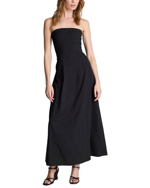 Kenneth Cole Black Strapless Corset Mini Dress