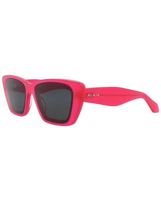 Alaïa Red Alaïa Aa0070S 57Mm Sunglasses