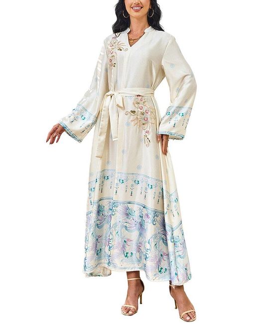 Luna Tuccini White Maxi Dress