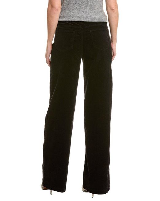 L'Agence Black Clayton High-Rise Wide Leg Jean