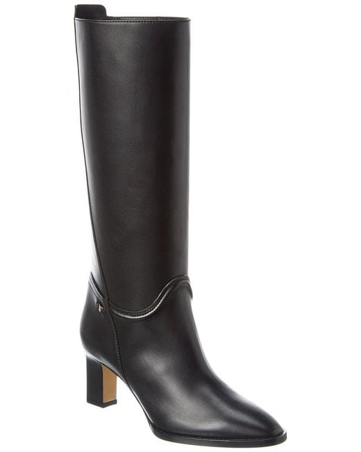 Ferragamo Black Torris Leather Boot