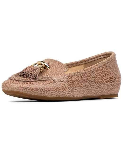 Donald J Pliner Brown Loriel Leather Loafer