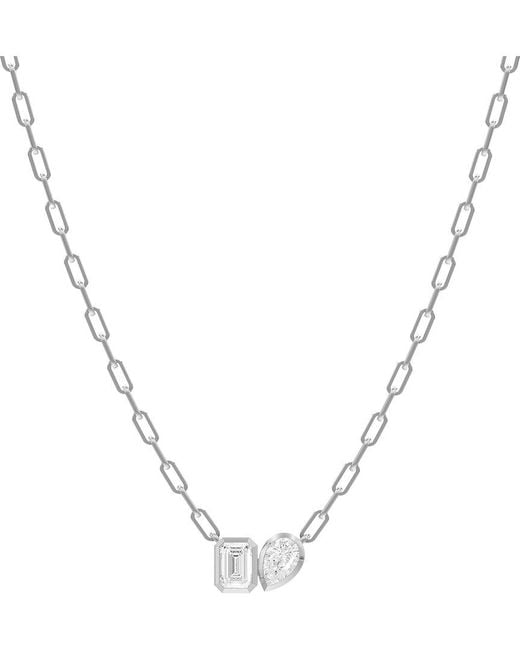 Lab Grown Diamonds Metallic 1.70 Ct. Tw. Lab-Grown Diamond Necklace