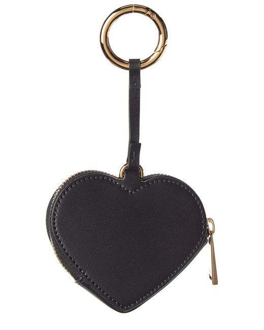 Versace Black Leather Coin Purse