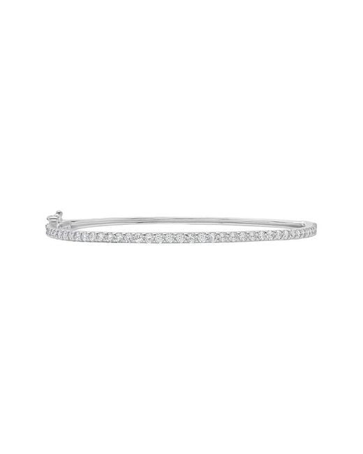 Diana M White Diana M. 14K 6.69 Ct. Tw. Lab-Grown Diamond Bangle Bracelet