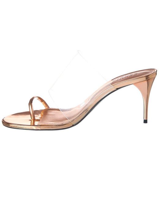 SCHUTZ SHOES Pink Astra Leather Sandal