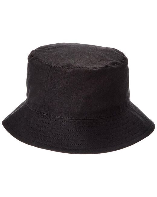 Bruno Magli Black Logo Bucket Hat