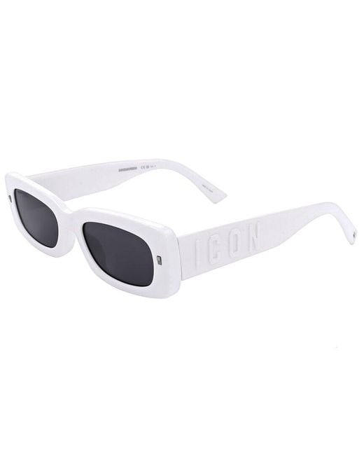 DSquared² White 52Mm Sunglasses