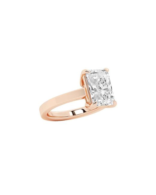Lab Grown Diamonds White 14K.00 Ct. Tw. Lab-Grown Diamond Solitaire Engagement Ring