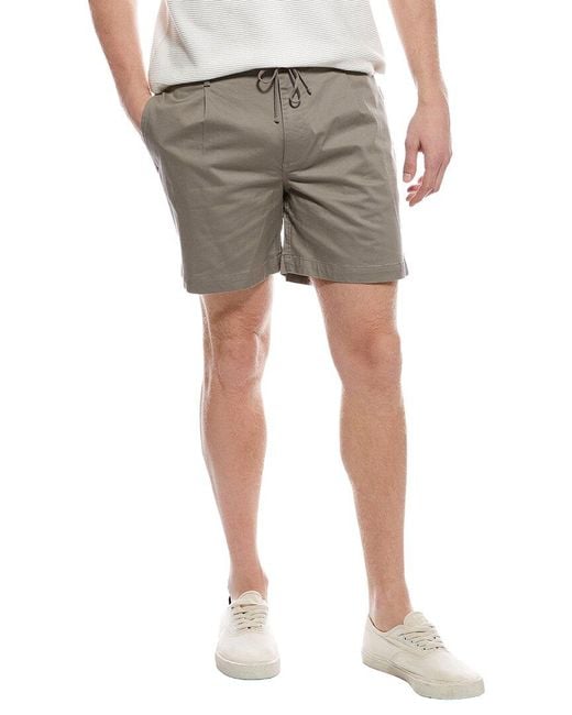 Onia Gray Garment Dye Drawstring Short for men