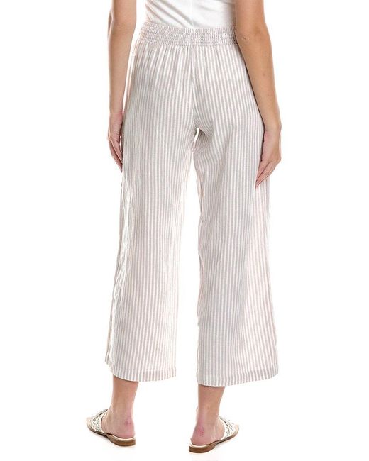 Beach Lunch Lounge Multicolor Florencia Linen-blend Pant