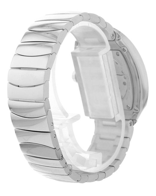 Cartier Gray Baignoire Diamond Watch Circa 2010S (Authentic Pre-Owned)