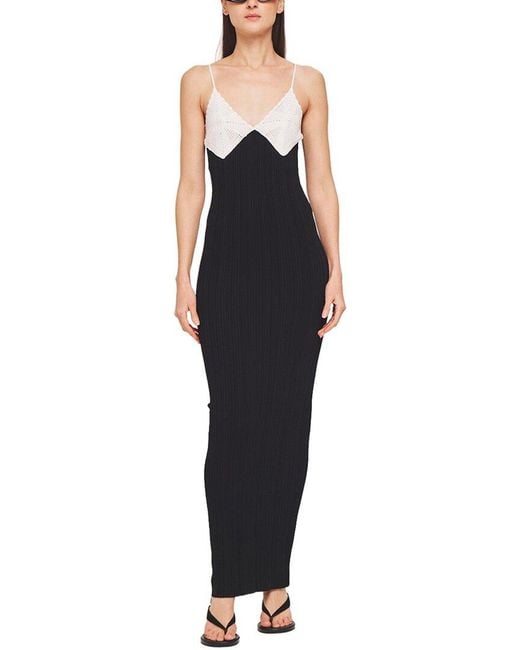 Ronny Kobo Black Amber Knit Dress