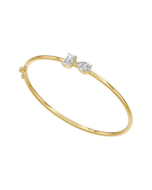 Lab Grown Diamonds Metallic 18K Over 2.00 Ct. Tw. Lab-Grown Diamond Bracelet