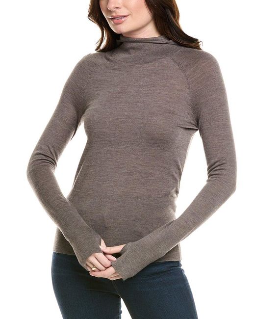 Boss Gray Flyer Wool Sweater