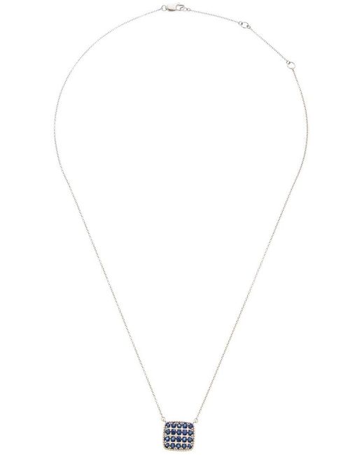 Maitre De Diamant Blue 18K 3.80 Ct. Tw. Diamond & Sapphire Necklace
