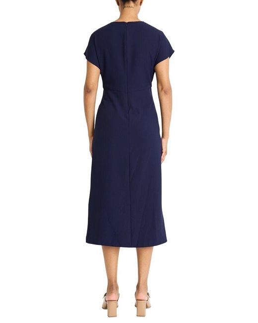 Luxely Blue Midi Dress