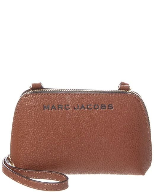 Marc Jacobs Brown Cb Bold Leather Crossbody Pouch