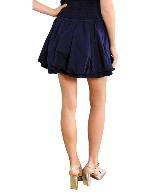 Line & Dot Blue Perla Mini Skort