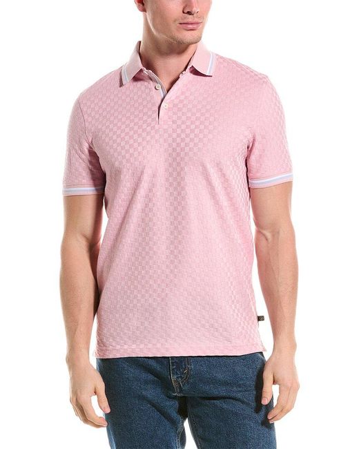 Ted Baker Pink Palos Regular Polo Shirt for men