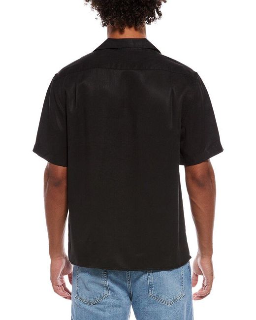 Onia Black Vacation Shirt for men