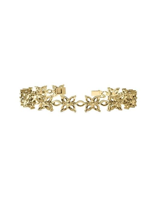 Lab Grown Diamonds Metallic 14K 14.00 Ct. Tw. Lab-Grown Diamond Bracelet