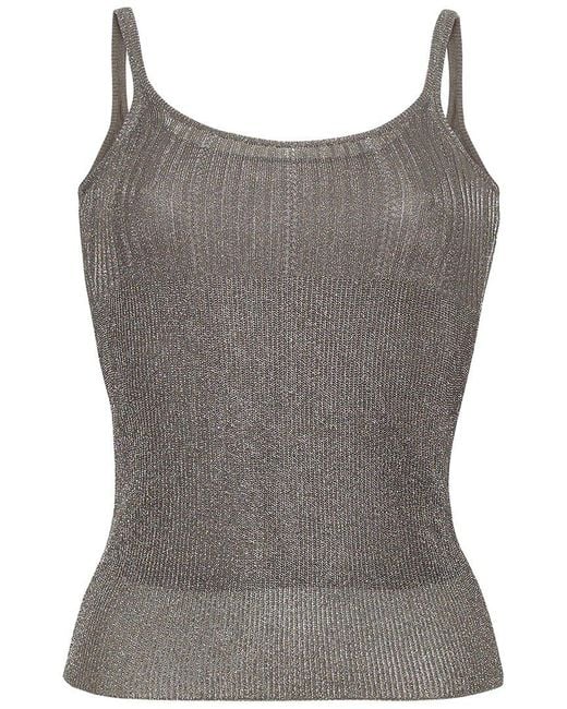 Adam Lippes Gray Rue Top