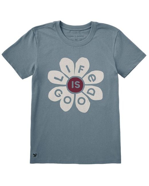 Life Is Good. Blue Crusher T-Shirt