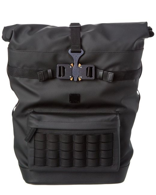 Mcm backpack nylon black deals