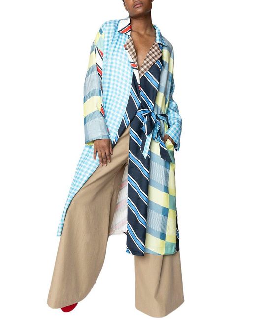 Tracy Reese Blue Maxi Dress