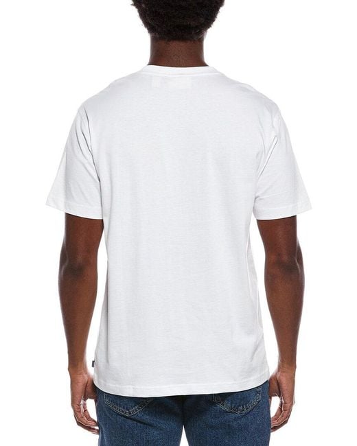 Scotch & Soda White Graphic T-Shirt for men