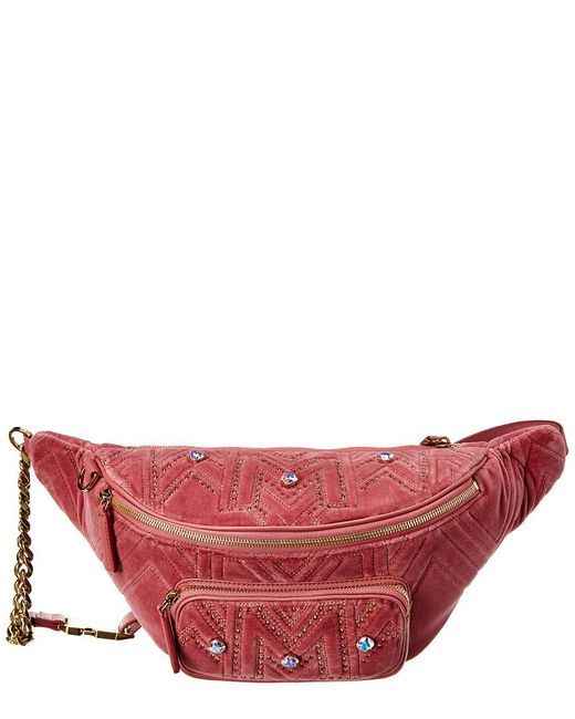 mcm fanny pack pink