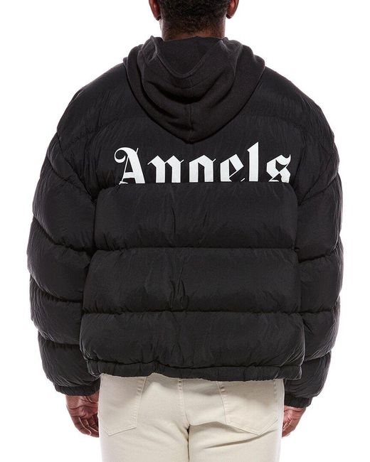 Palm Angels Black Jacket for men