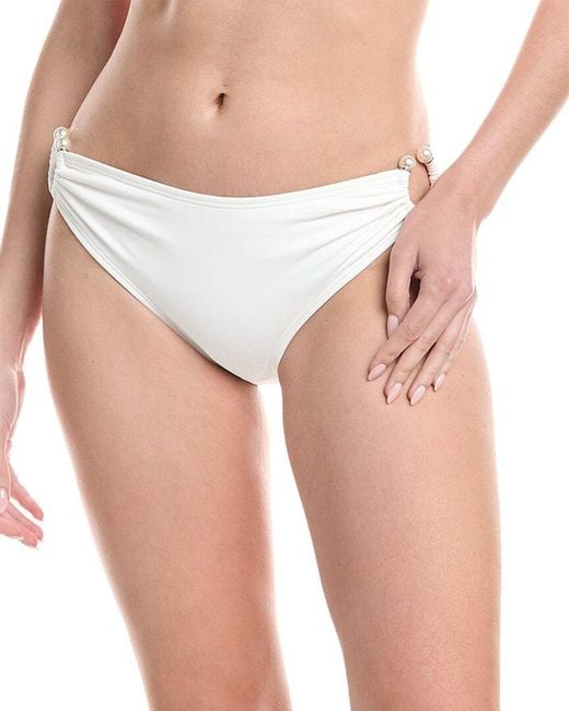 Carmen Marc Valvo Pink Side Ring Bottom