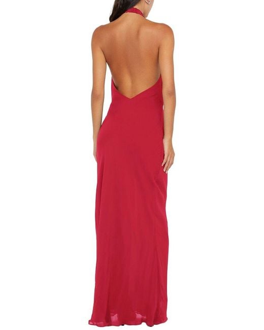 Bec & Bridge Red Soneva Wrap Dress
