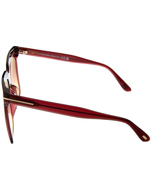 Tom Ford Pink Ft0764 58mm Sunglasses