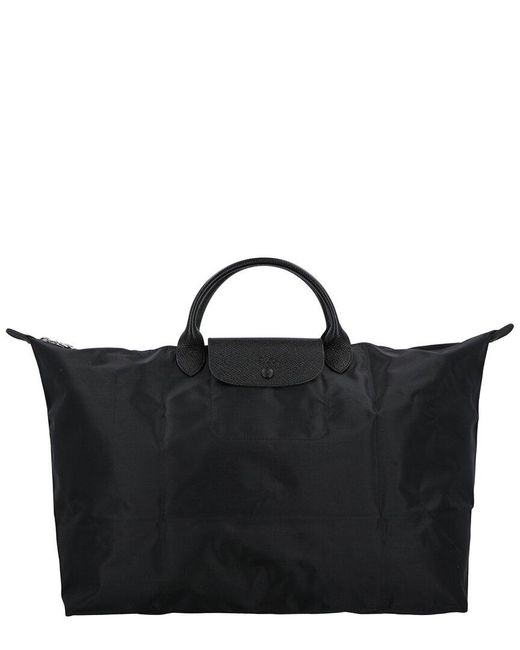 Longchamp Black Le Pliage One Large Travel Bag