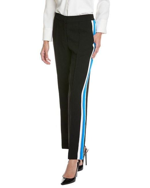 Karl Lagerfeld Black Side Stripe Pant