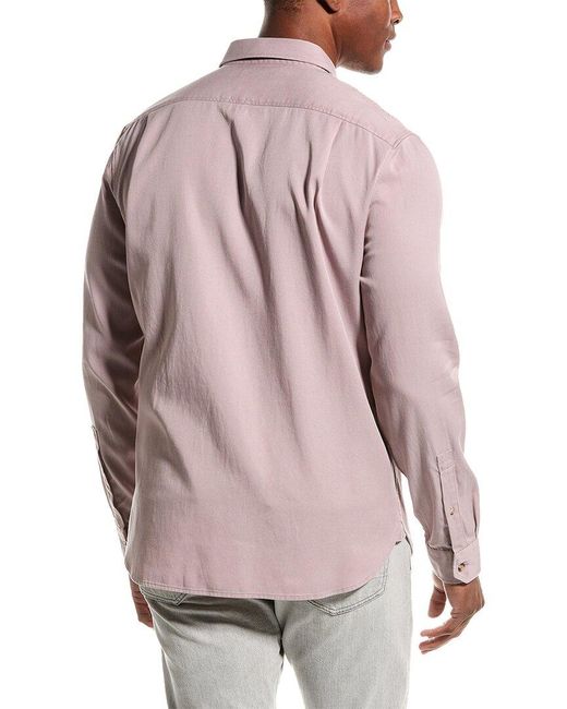 Vince Pink Vacation Shirt for men