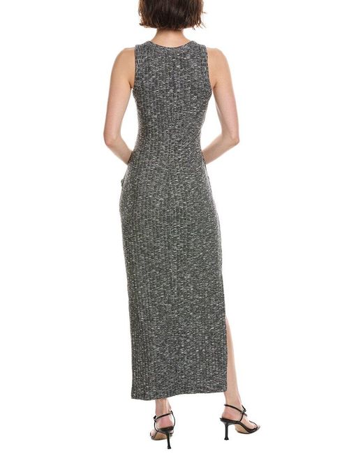 Michael Stars Gray Solana Maxi Dress