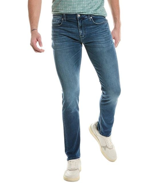 7 For All Mankind Blue Straight Jean for men