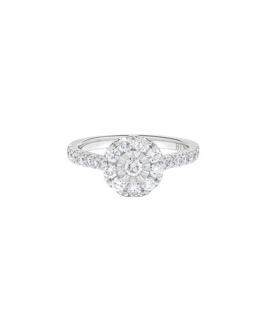 H.J. Namdar White 14K 0.76 Ct. Tw. Diamond Halo Ring